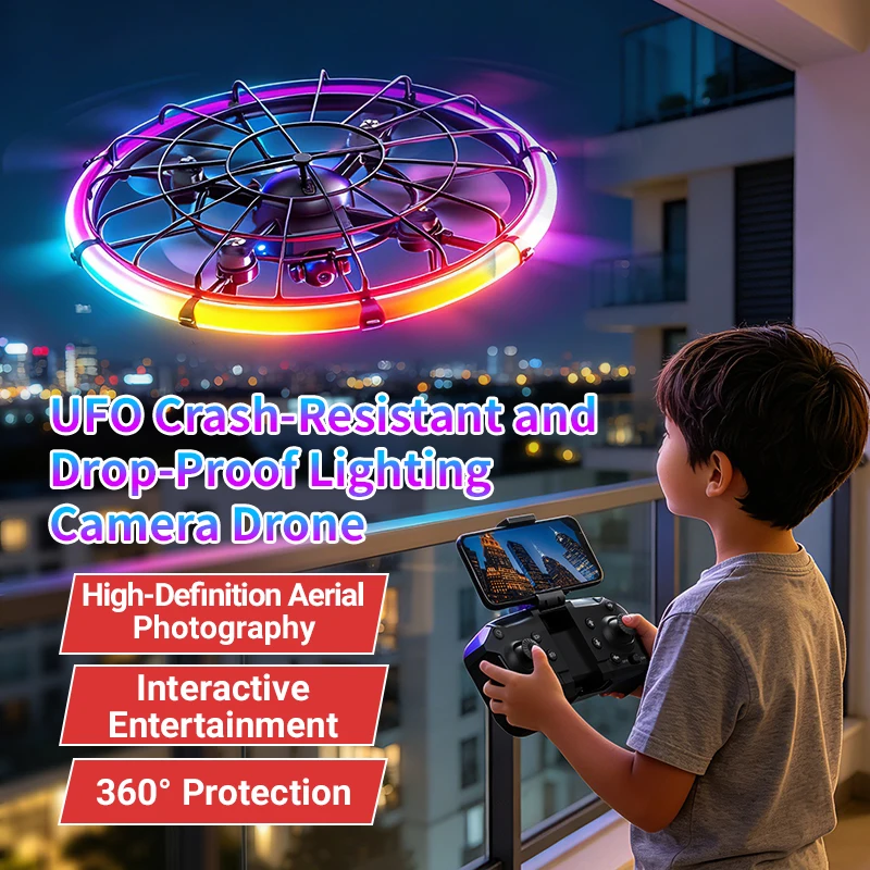 Drone Kit With Camera - JJRC H145 UFO RC Дрон с