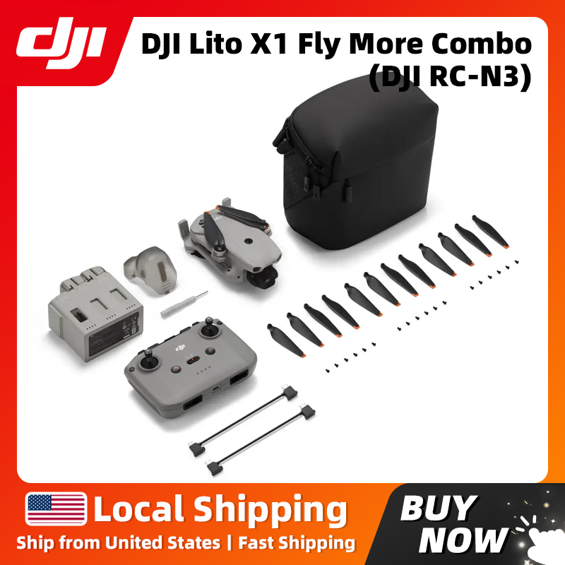 DJI Lito X1 Fly More Combo (DJ – обзор и цена Drone Kit With Camera